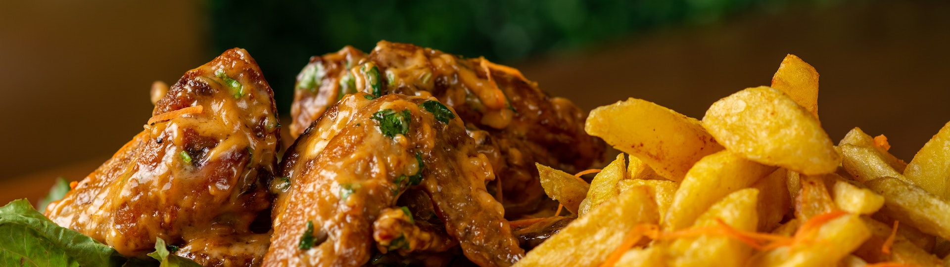 Chicken Wings and Fries